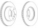 FERODO BMW FREN DİSKİ E-8790 ÖN 1.20 E-9091 3.18320 (TKM)